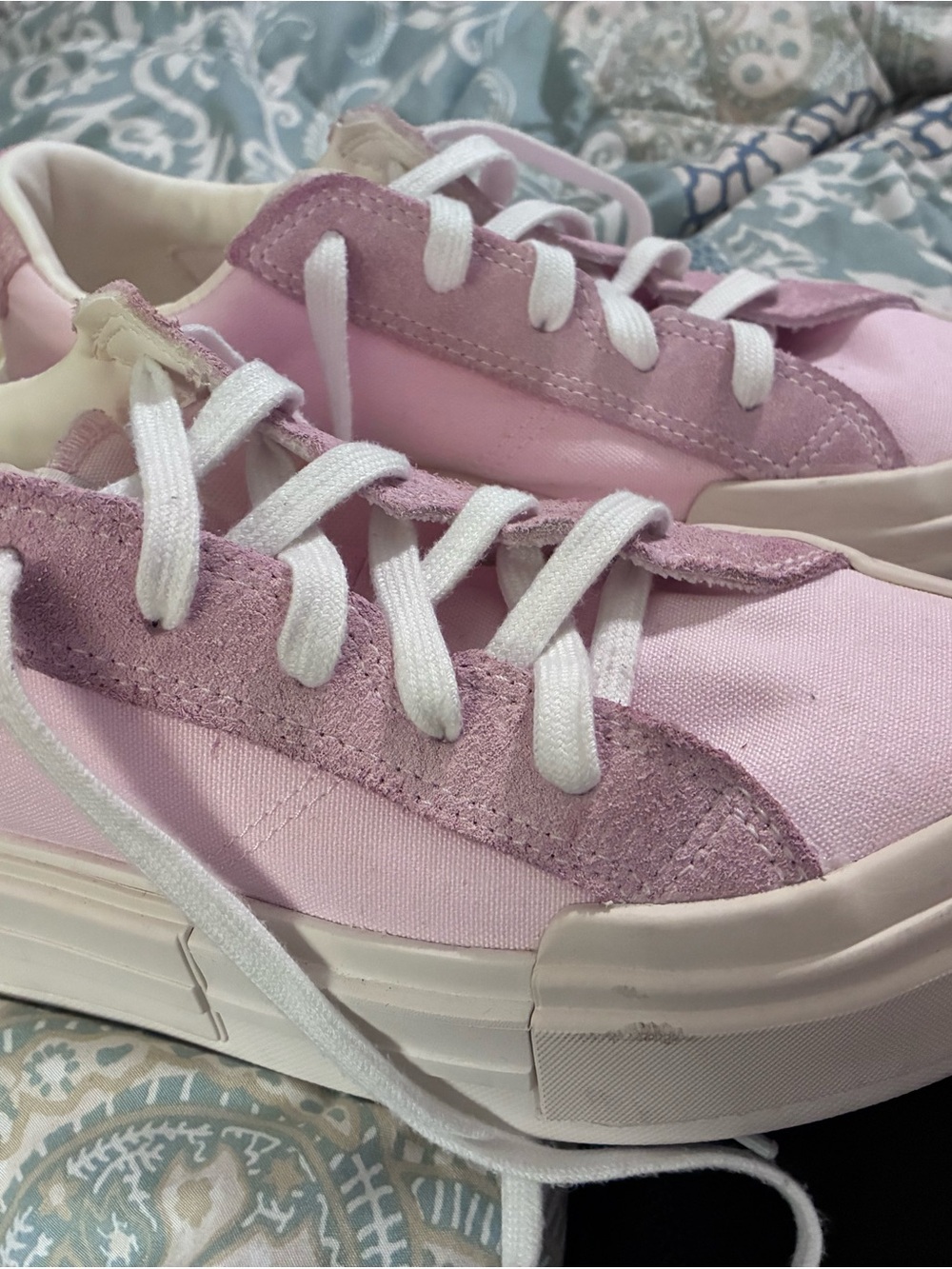 Converse Pastel Pink Low-Top Canvas Sneakers